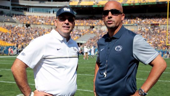 Franklin, Narduzzi diss each other with mutually petty poll votes taken in Altoona, Pa. (NCAA)